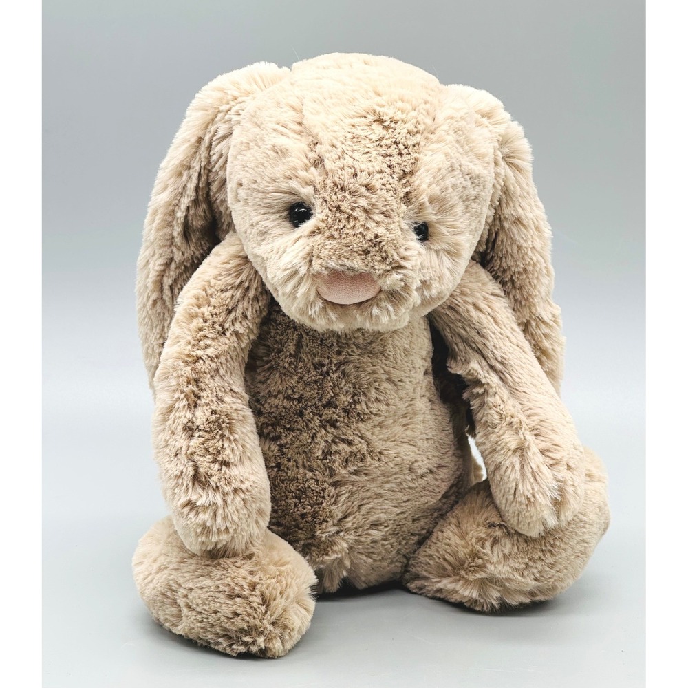 Jellycat Bashful Bunny Beige Plush Stuffed Animal Medium‎ 12 inch Rabbit